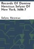 Records_of_Domine_Henricus_Selyns_of_New_York__1686-7